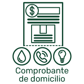 Comprobante de domicilio (Agua, Luz, Teléfono o Gas Natural) de Saltillo, no mayor a 3 meses. Si radicas en un ejido presentar carta del comisariado ejidal